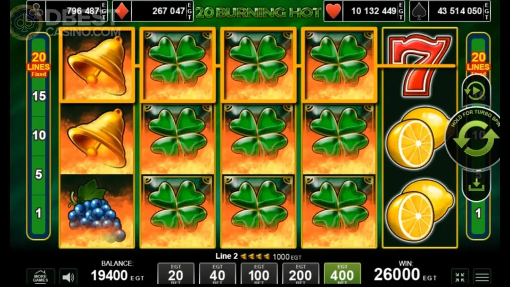 20 Burning Hot Big Win